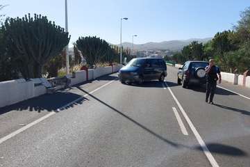 Accidente en la circunvalación de Telde/TA.